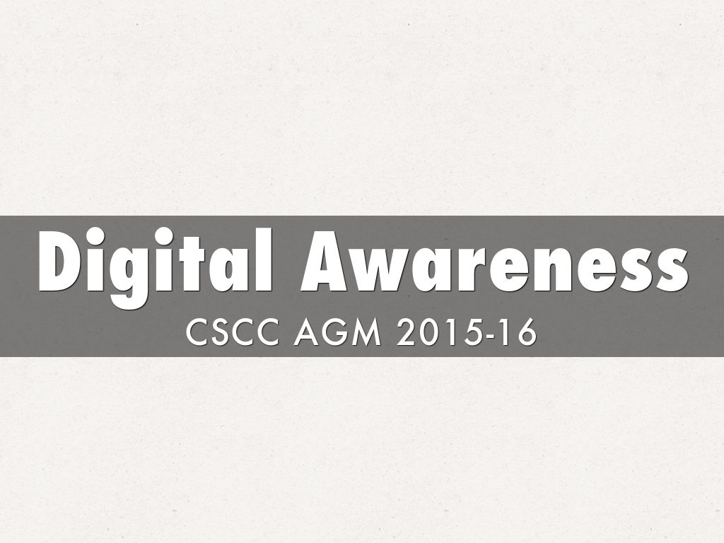 Digital Awareness