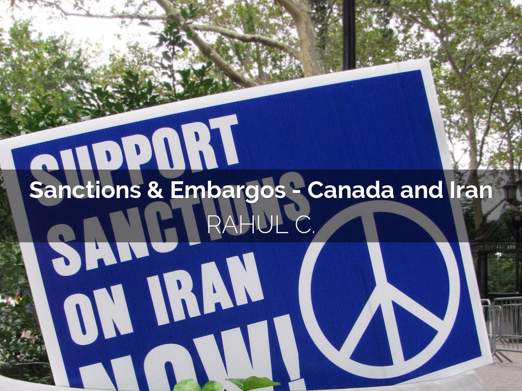 Sanctions & Embargos