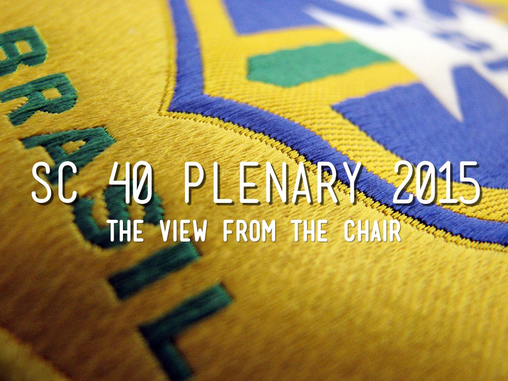 SC 40 Plenary 2015