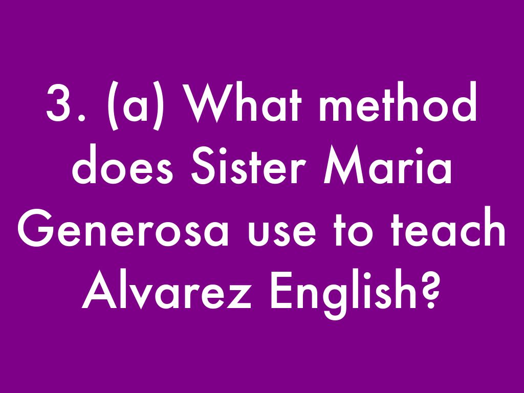 “My English” by Julia Alvarez Literature Grade 9