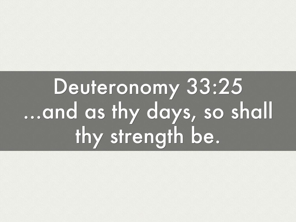 The Lord Is Our Strength 