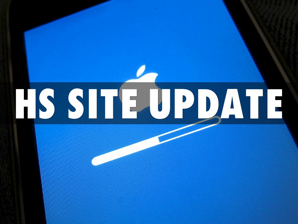 hs site update
