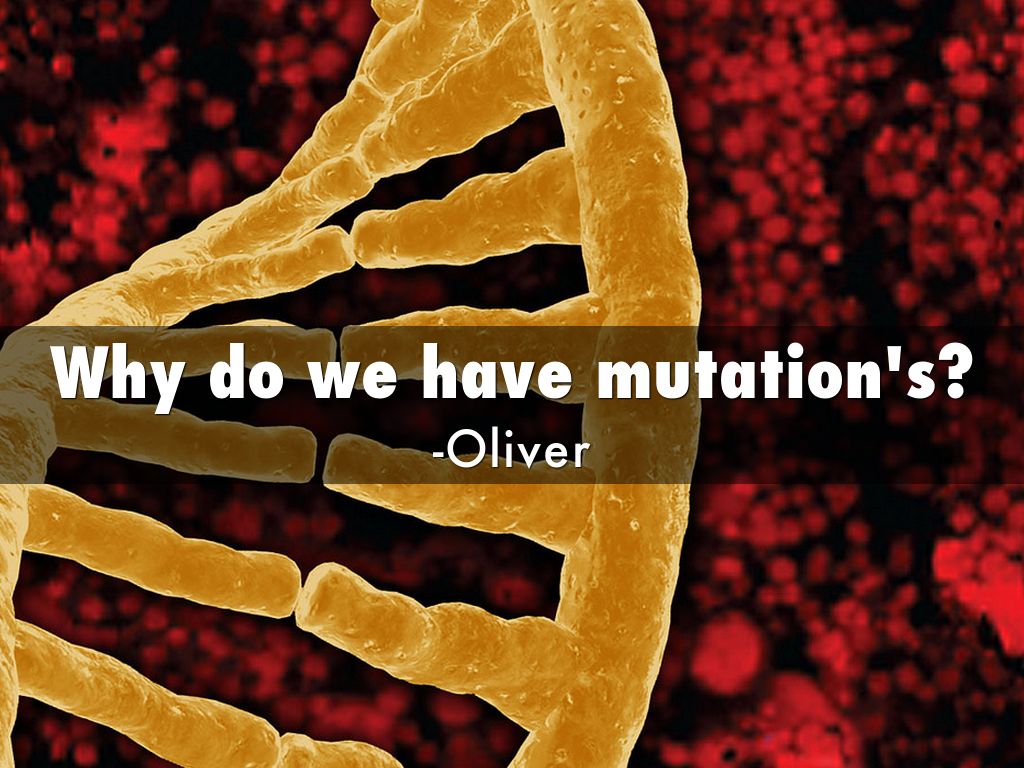 Why do we have mutation's?