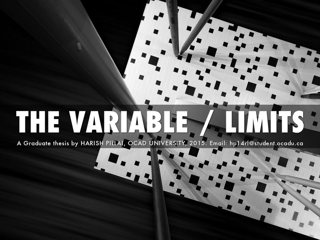 The Variable Limits Project