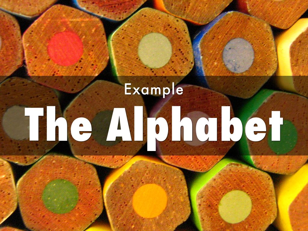 The Alphabet