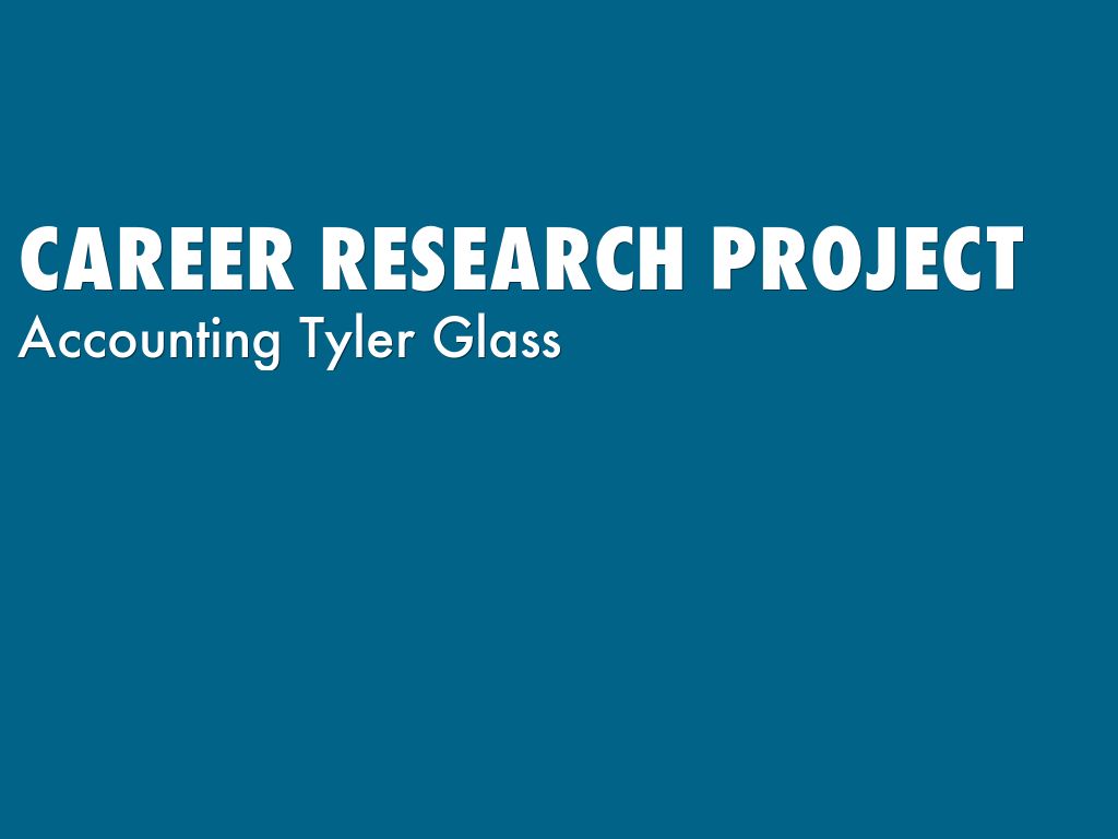 Career Research Project
