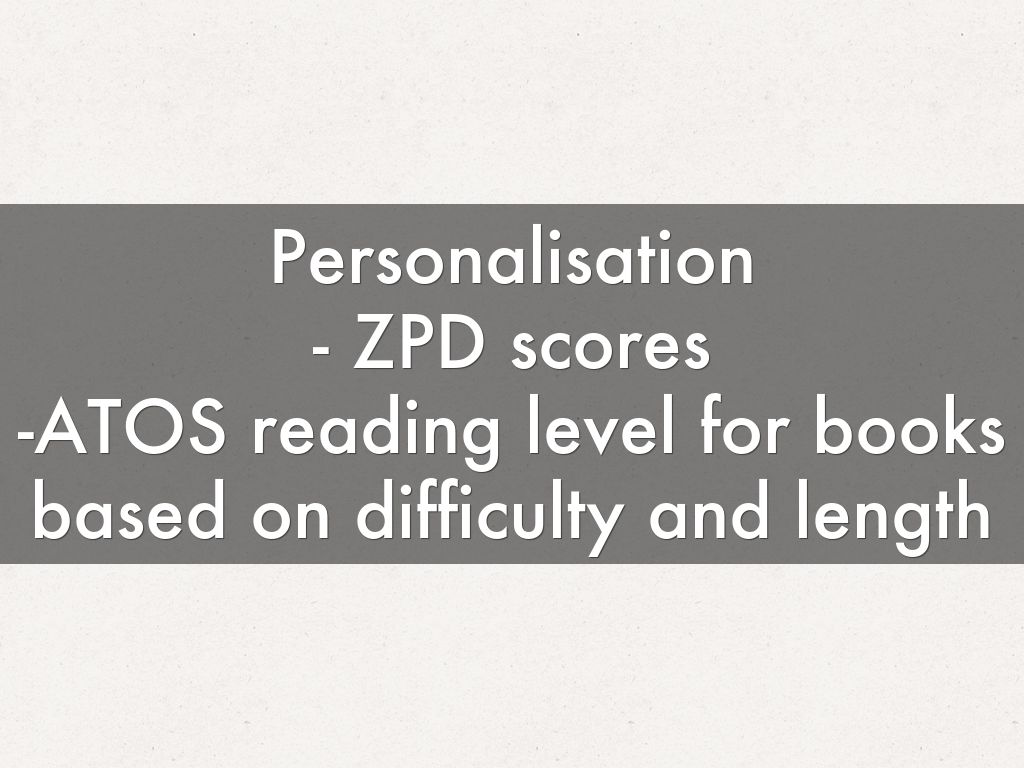 ACCELERATED Reader program by James Tucker