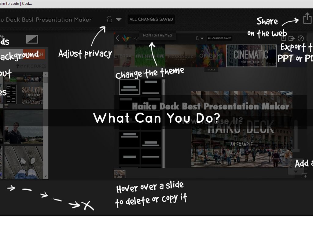 haiku deck best presentation maker by diana cruzdionici