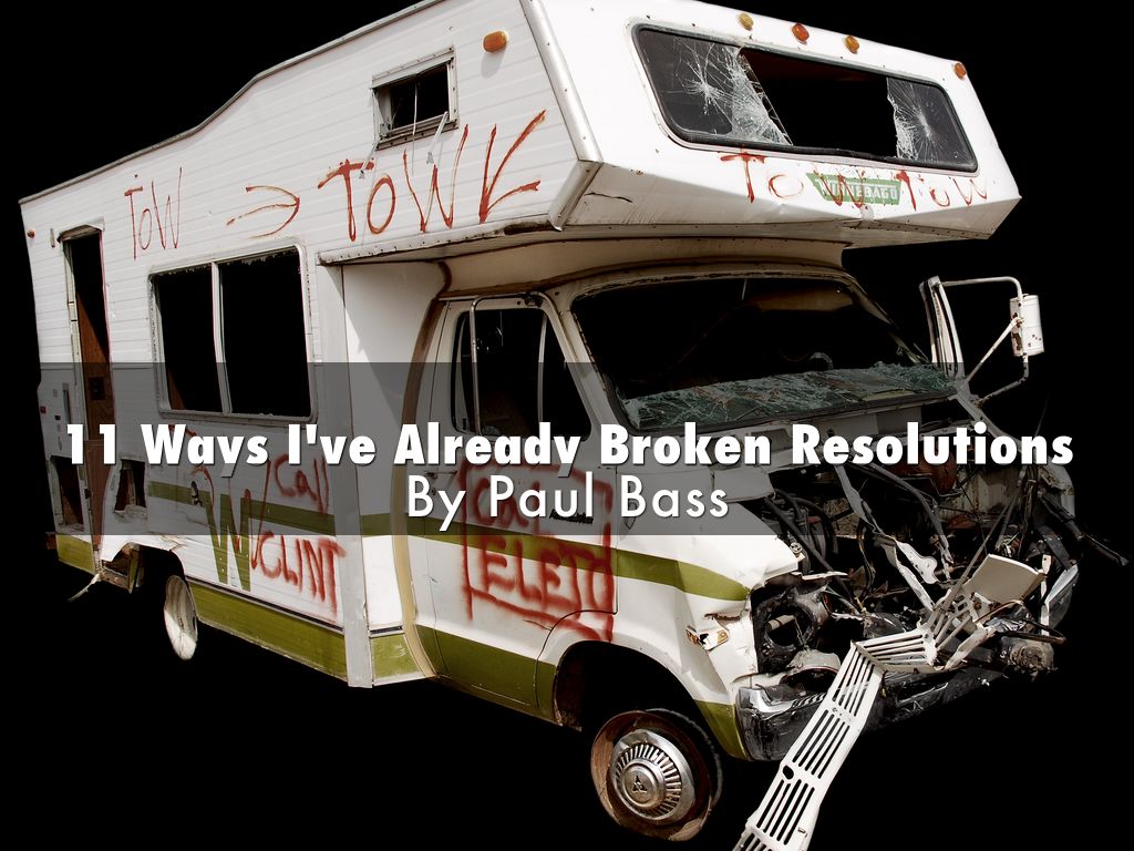 11 Ways I've Already Broken Resolutions