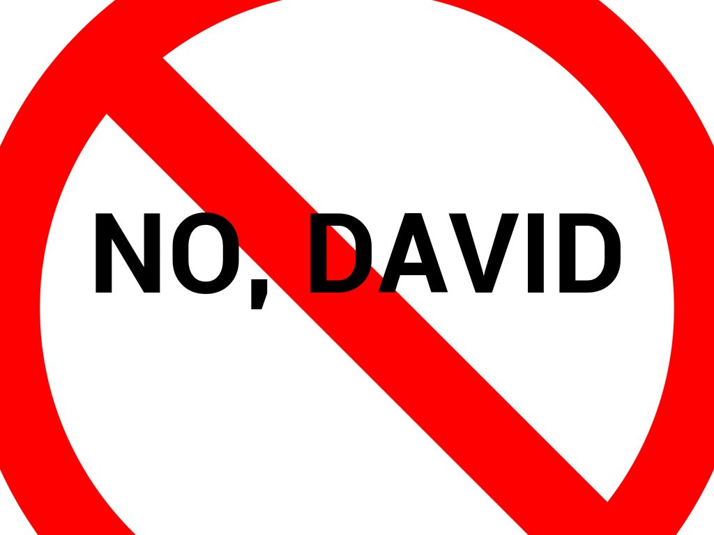 Copy of ¡No, David!