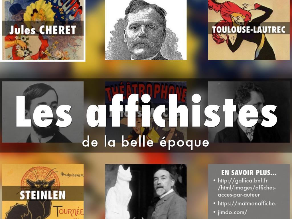 Les affichistes de la belle époque
