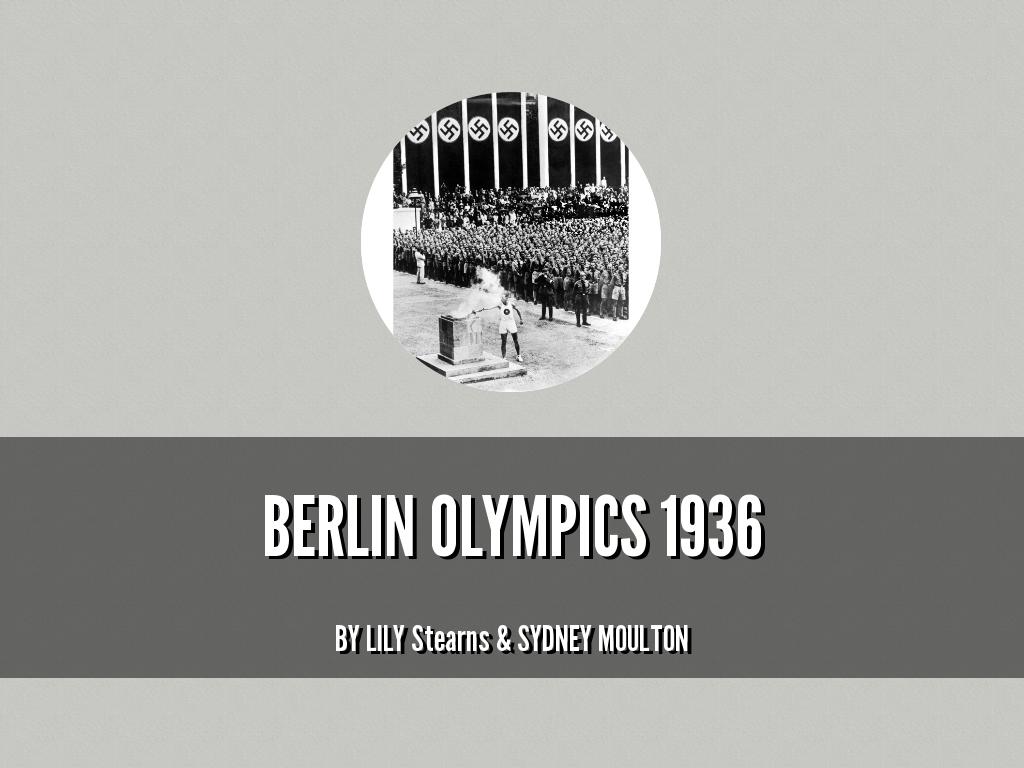 Berlin Olympics 1936