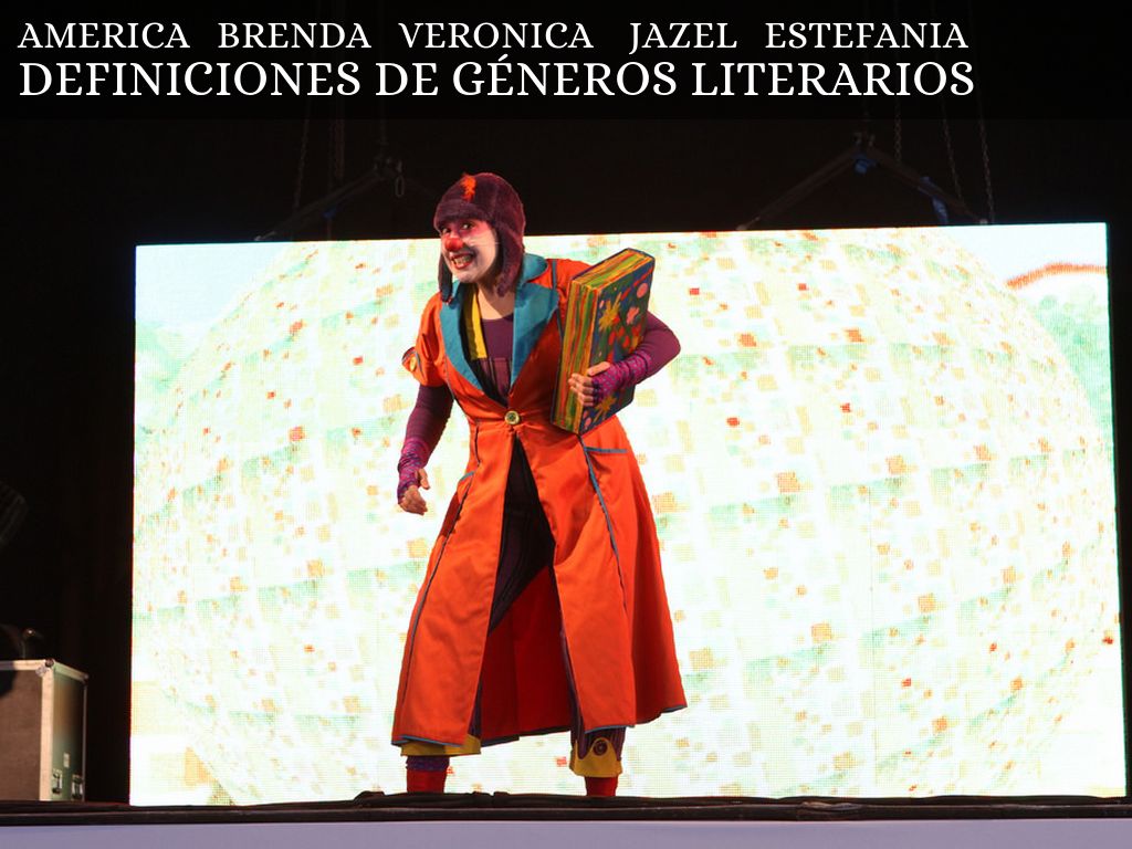 Copy of DEFINICIONES LITERARIAS