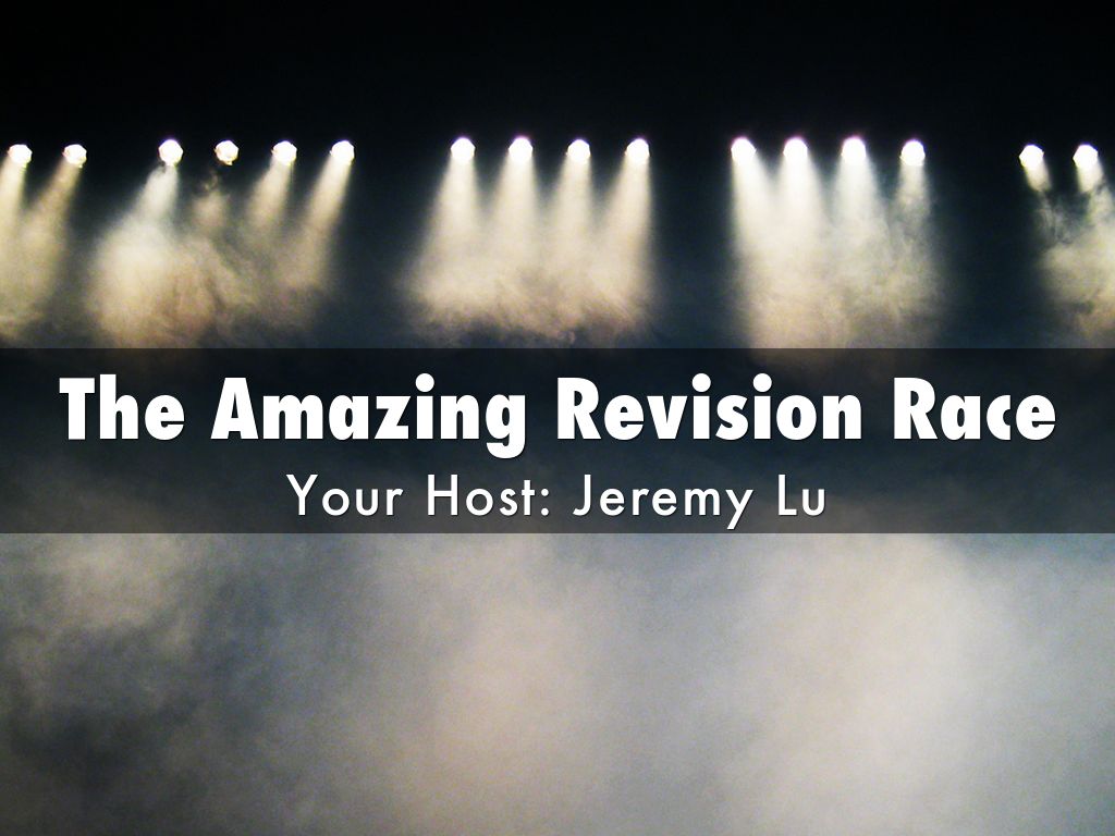 The Amazing Revision Race