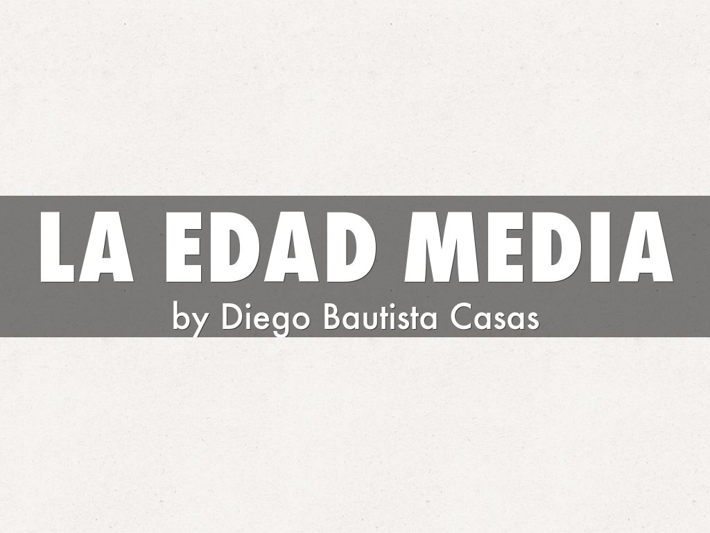 La edad media