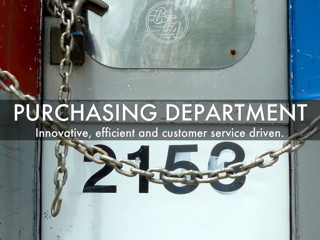 Purchasing Department