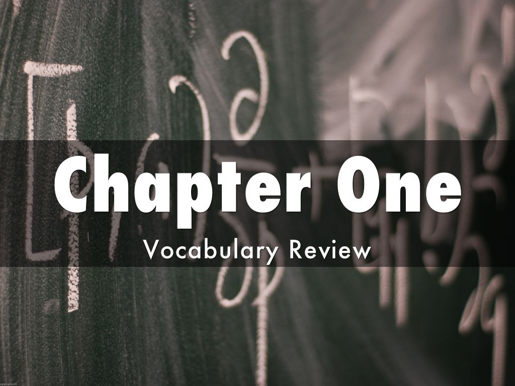 Chapter One Life Science Vocab