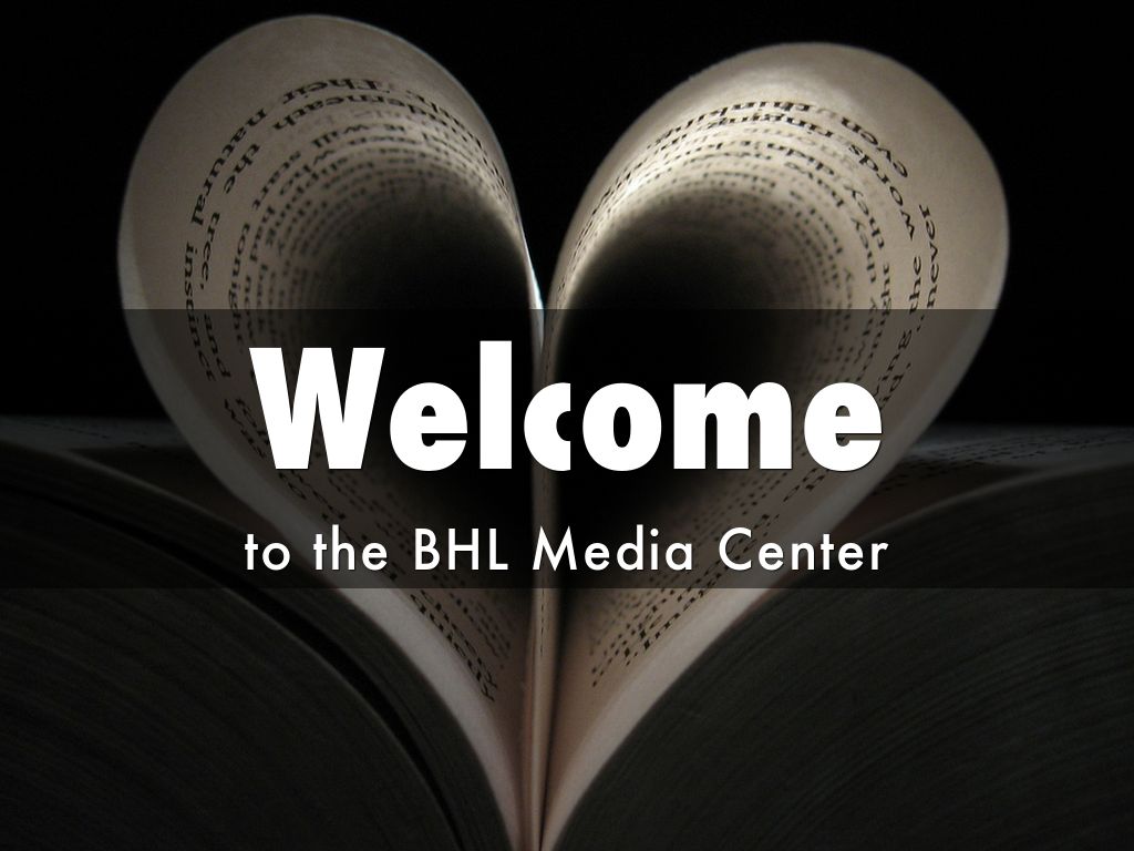 Welcome to the BHL Media Center