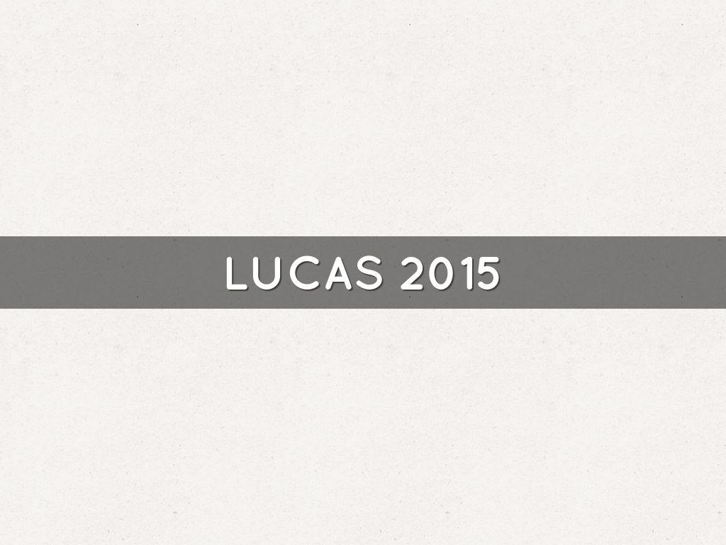 LUCAS 2015