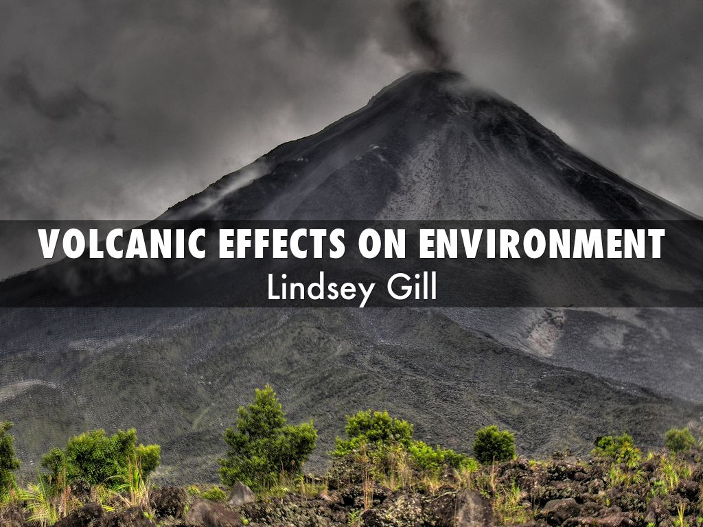 Volcanic effects on environment