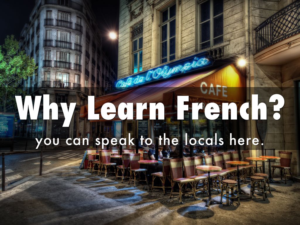 Why Learn French?