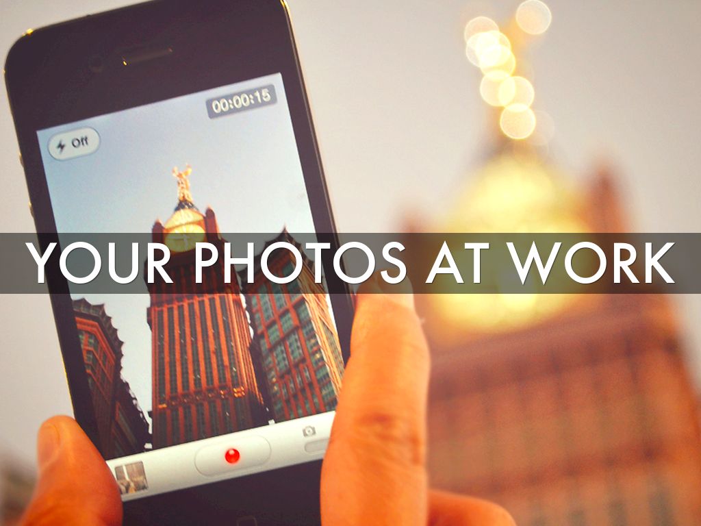 Your photos at work