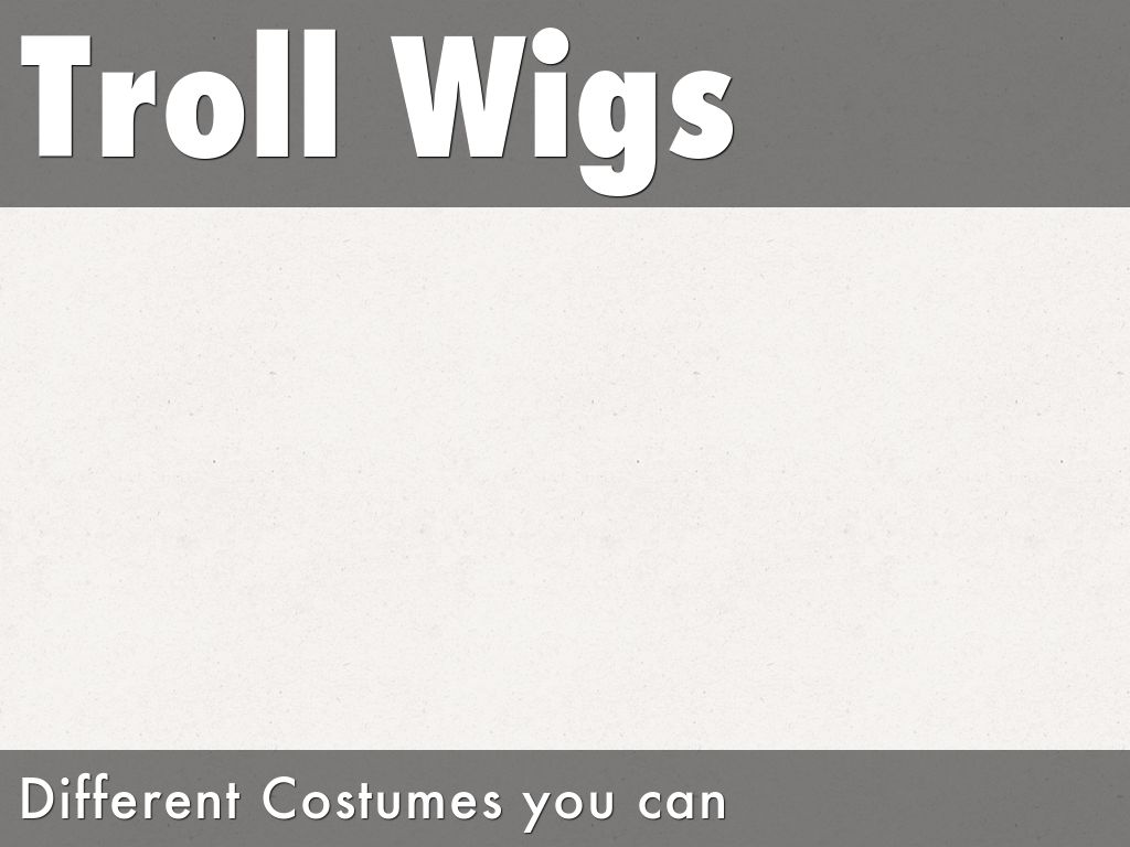 Troll Wigs