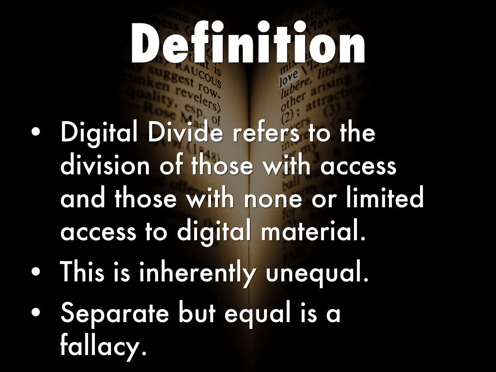 Digital Divide EDTECH 501 by jasonsalas