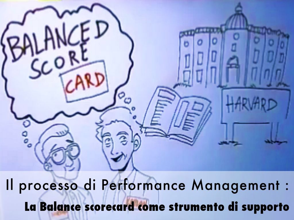 Copy of La Balance scorecard come strumento di supporto