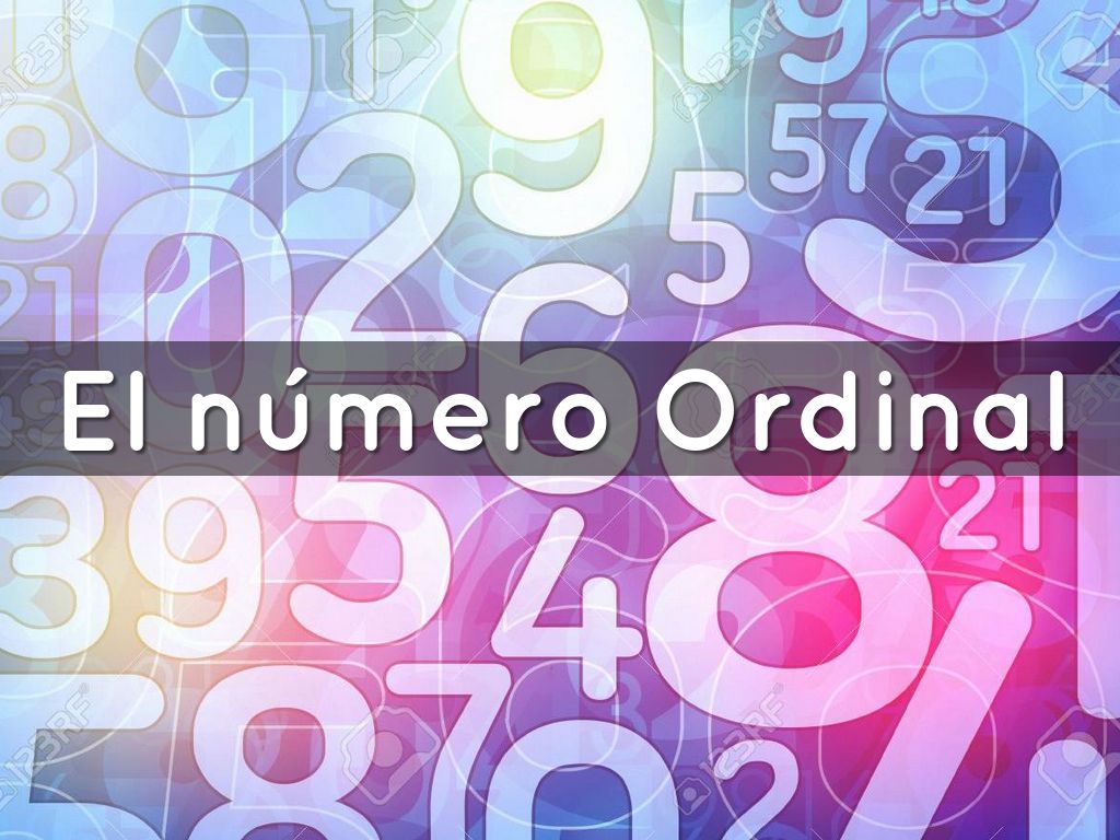 El número Ordinal