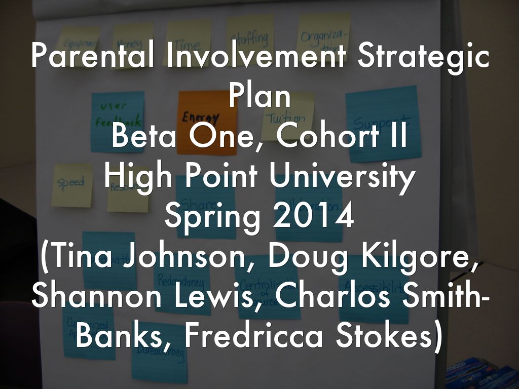Parental Involvement Strategic Plan