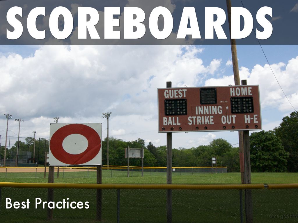 Scoreboards