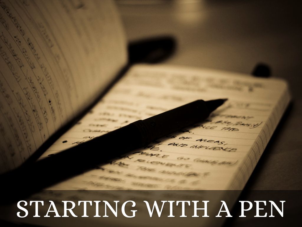 Starting with a pen by ealeonar