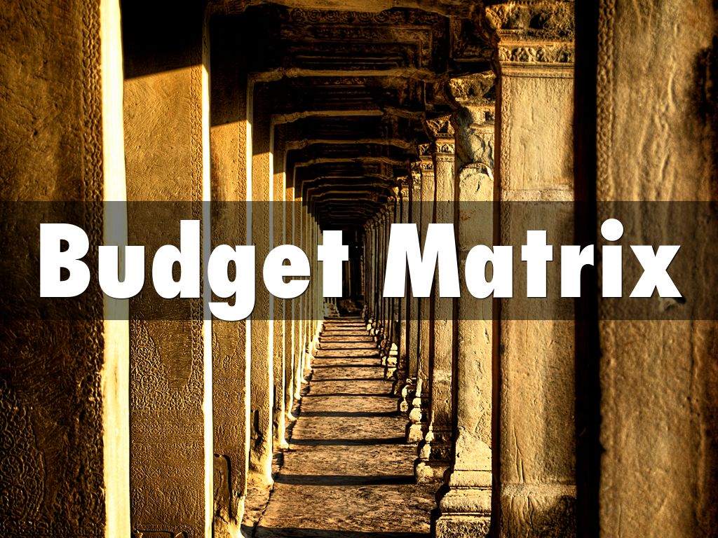 Budget Matrix