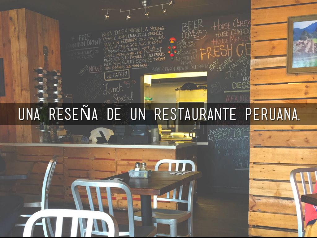 Nosotros fuimos en un restaurante.