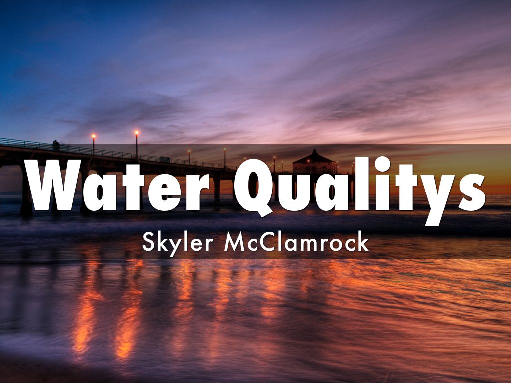 Water Qualitys