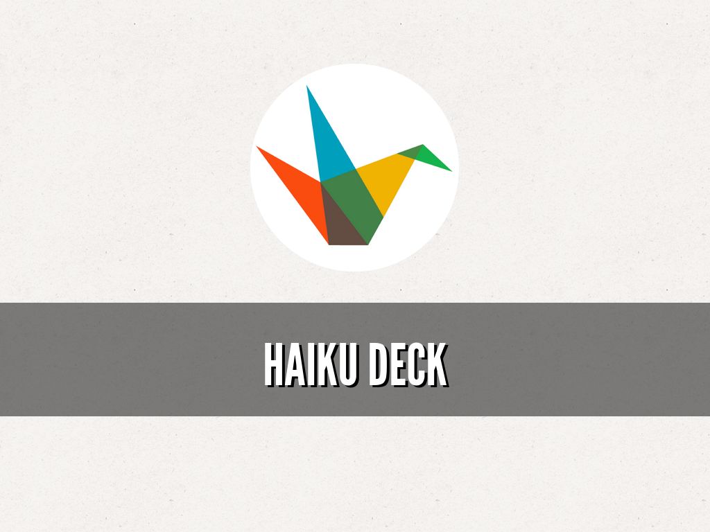 HAIKU DECK by Duangkamon Intasen