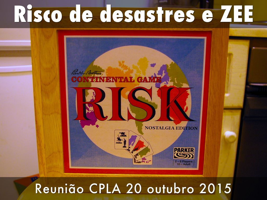 Risco de desastres e ZEE