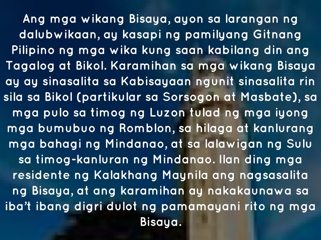 Ano Ang Ibig Sabihin Ng Alamat Sa Bisaya