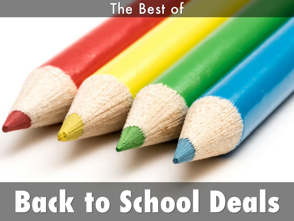 Back to School Deals