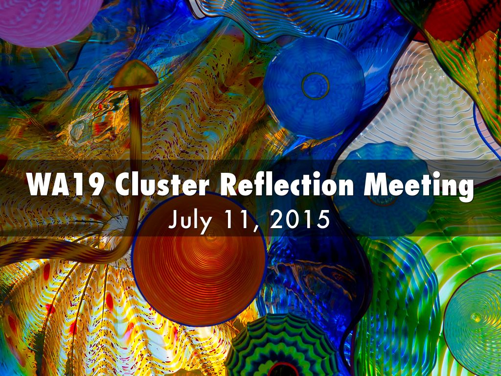 WA19 Cluster Reflection Meeting