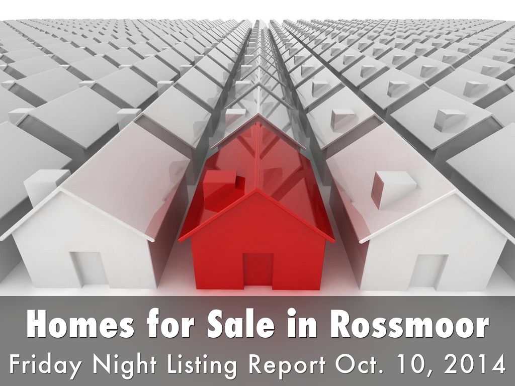 Homes for Sale in Rossmoor