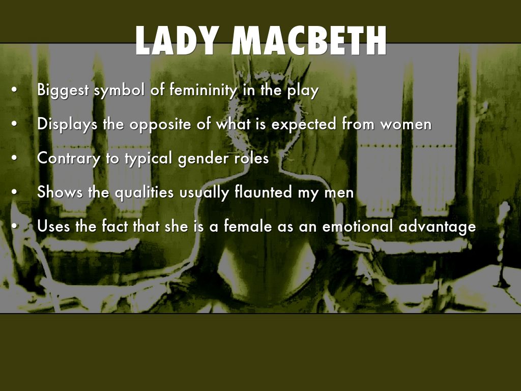 Negative Femininity In Macbeth