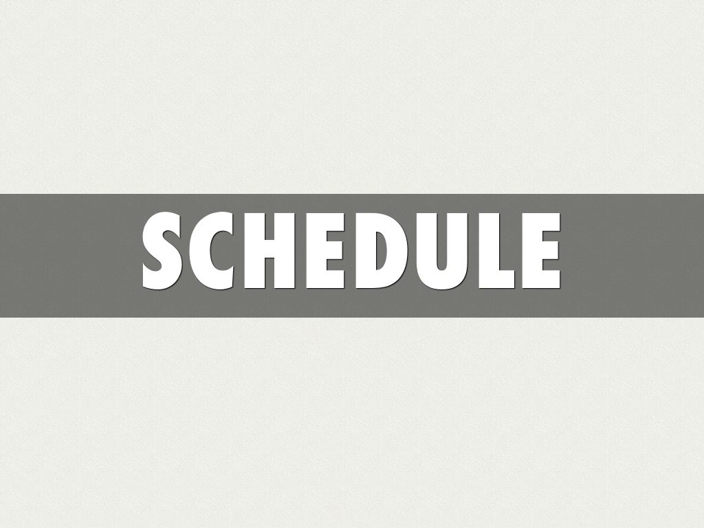 Schedule 