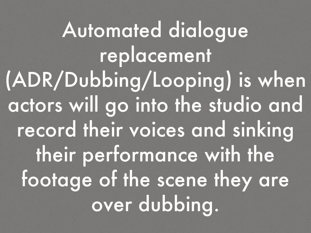 Sound by Murdock Swales