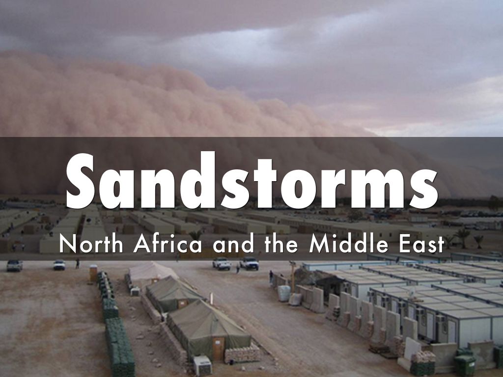 Sandstorms