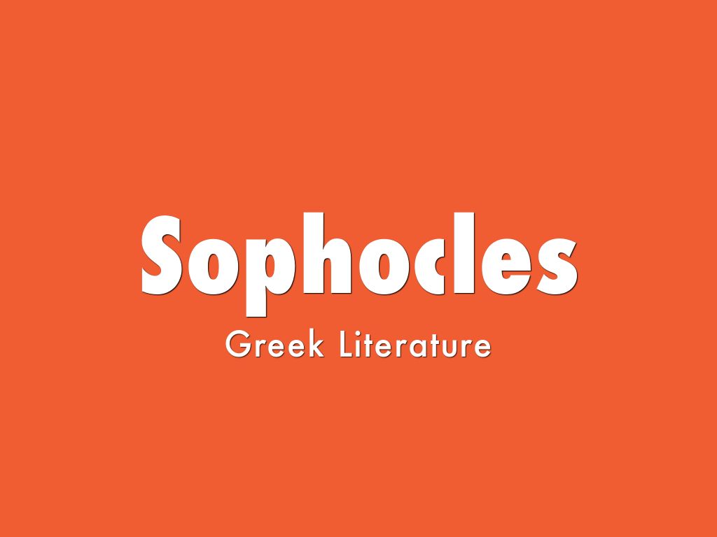 Sophocles