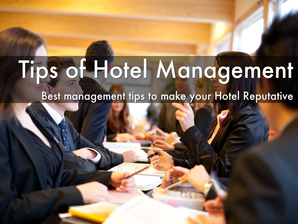 Tips of Hotel Management
