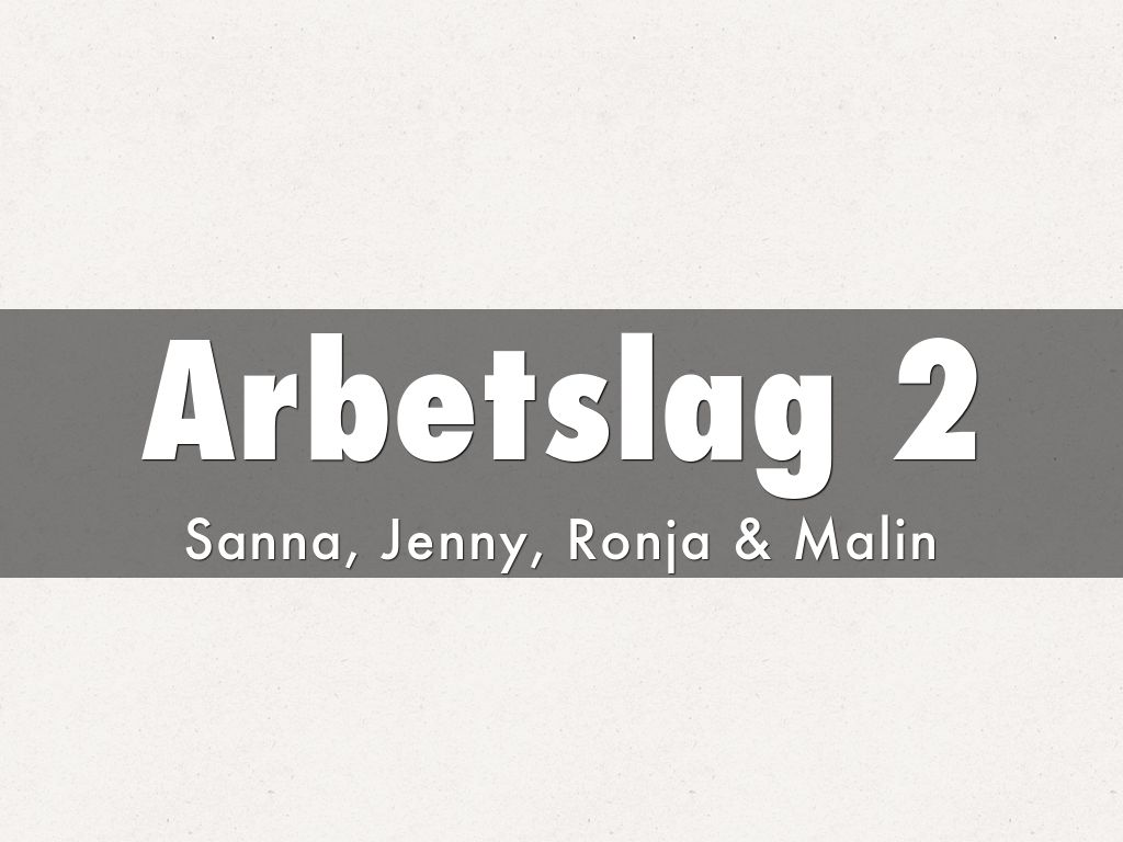 Arbetslag 2