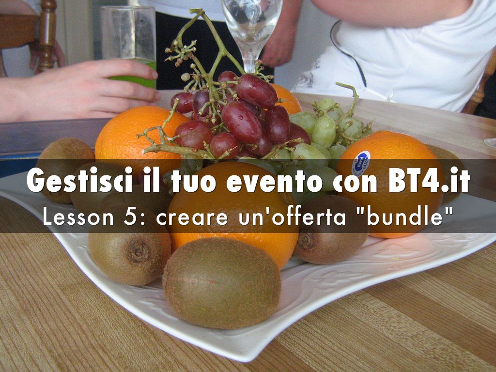 BT4.it: lesson 5 - creare un'offerta bundle 